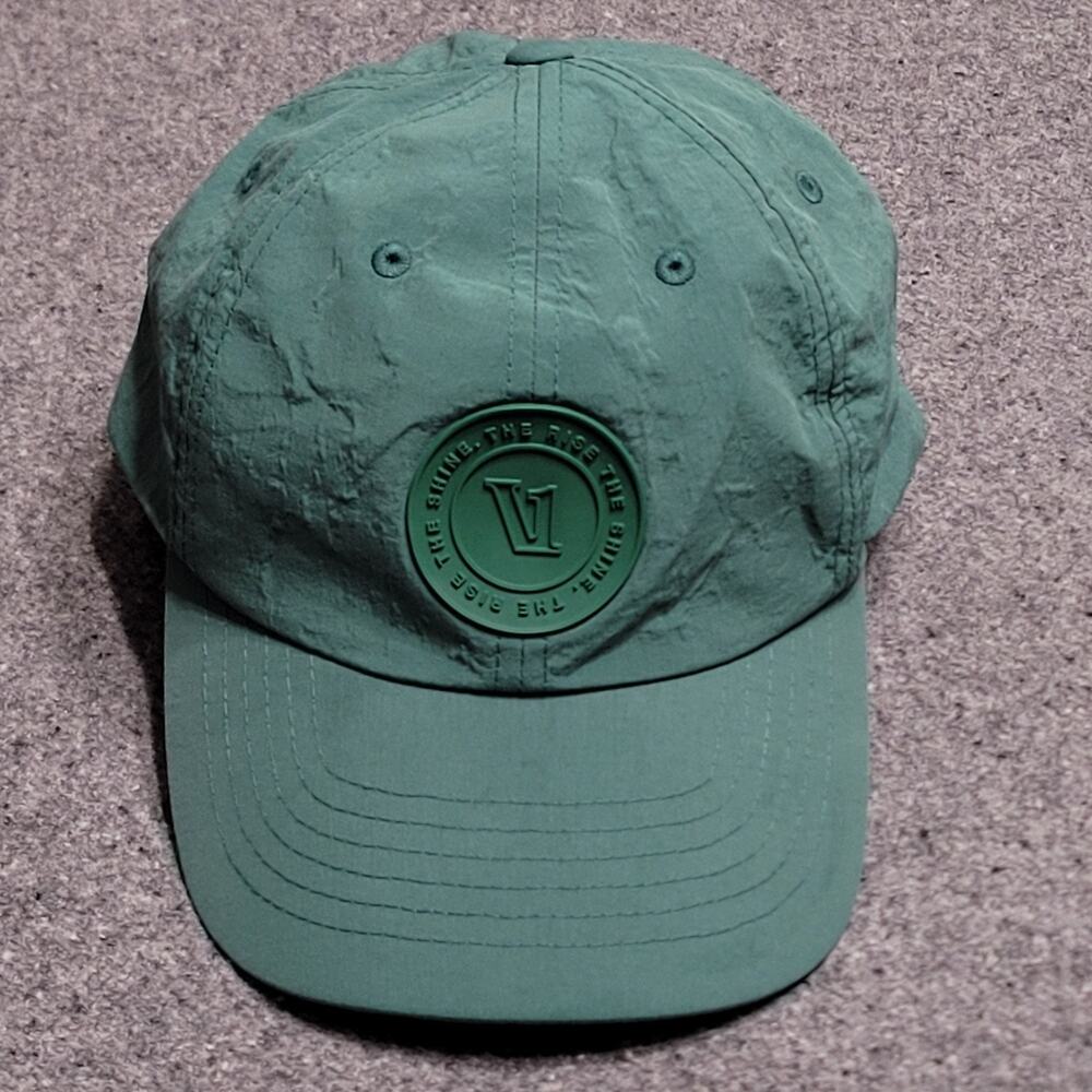 Vuori Hat Baseball Dad Cap Mens Green The Shine Snapback Casual Hybrid Adult